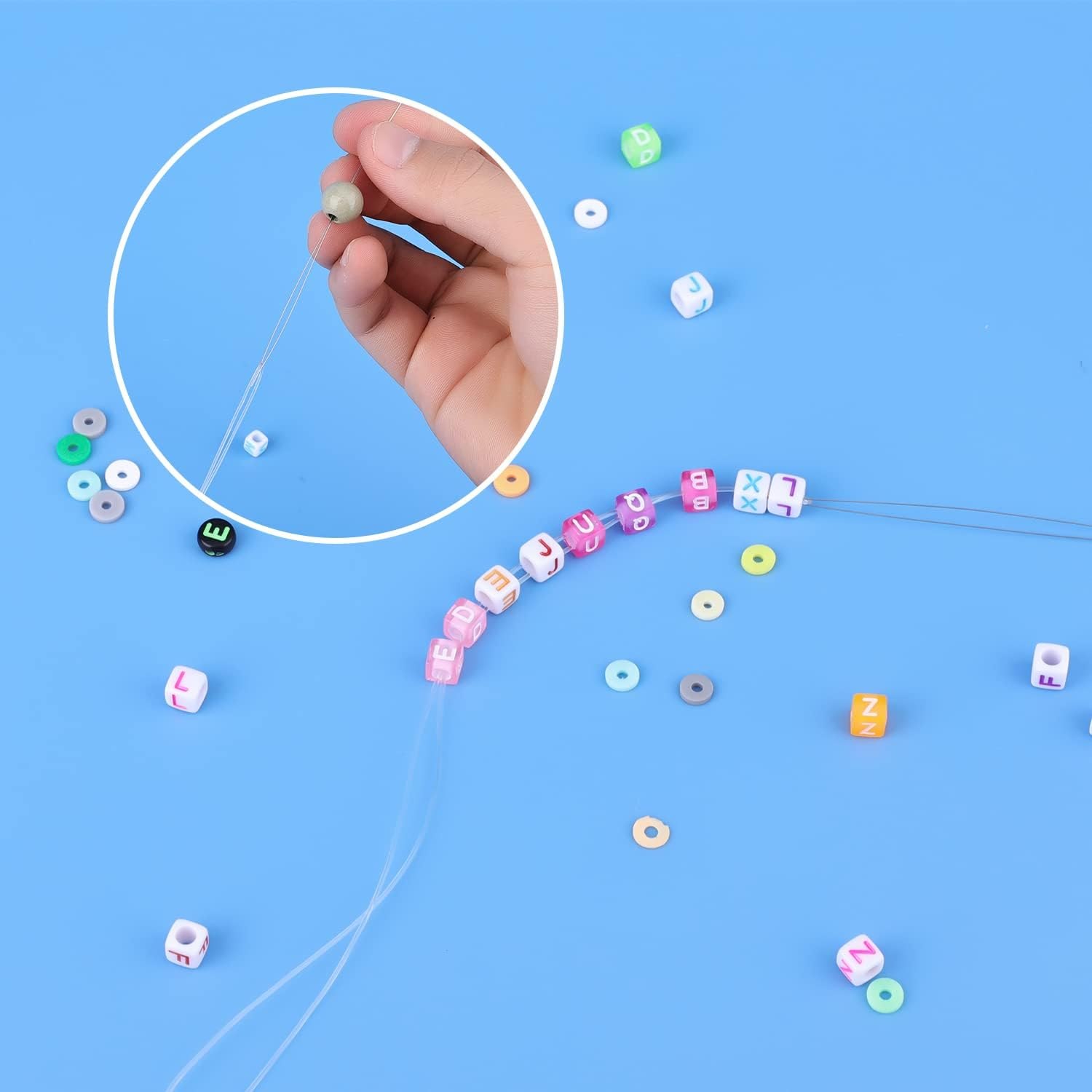 SAVITA 37Pcs Beading Needles,Beading Needles Set for Jewelry Making, Stainless Steel Beading Needles Tools Lightweight for Bracelets Necklaces Rings Making for Sewing DIY Crafts