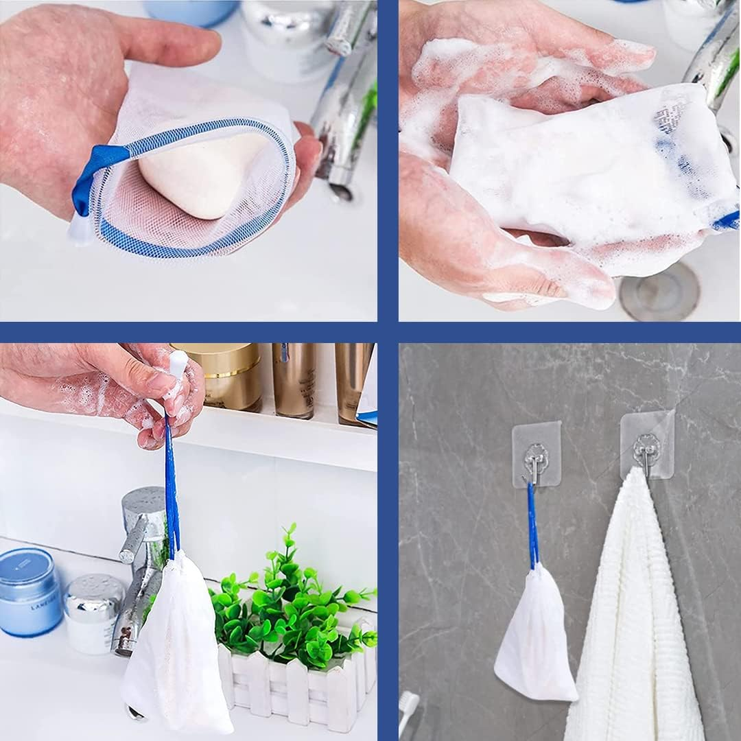 Buen Camino Washing Set Soap Set for Jakobsweg Sheep'S Milk Soap + Soap Box + 4 Pieces Soap Bags Firm Shower for Body and Hair Suitable for Sensitive Skin Odour Meadow Fragrance image number 3