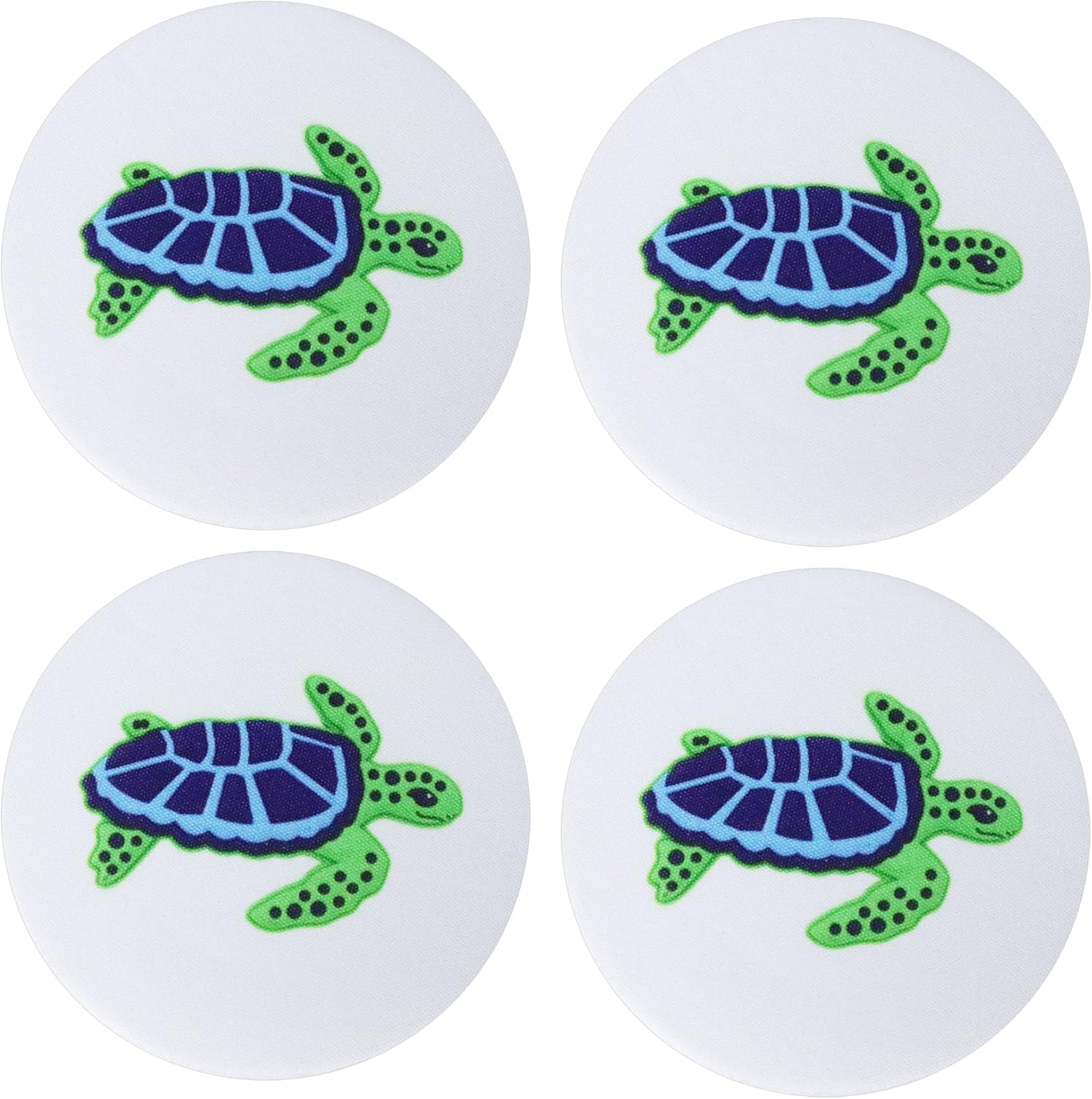 4Pack Turtle Car Cup Coasters, Cute Car Coasters for Cup Holders, 2.75Inch Shockproof Drink Mat, Car Accessories for Women Interior image number 2