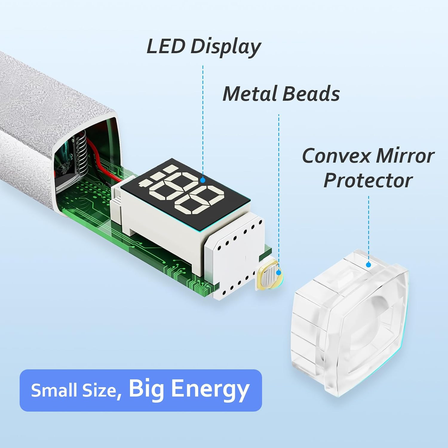 Diesisa Mini UV LED Nail Lamp for Gel Nails,Upgrade 2.0 Handheld UV Light, USB Mini Nail UV Light for Fast Curing with Touch Screen, Portable Uv Light for Nails, for DIY at Home Nail Salon-Silver - Gray image number 3