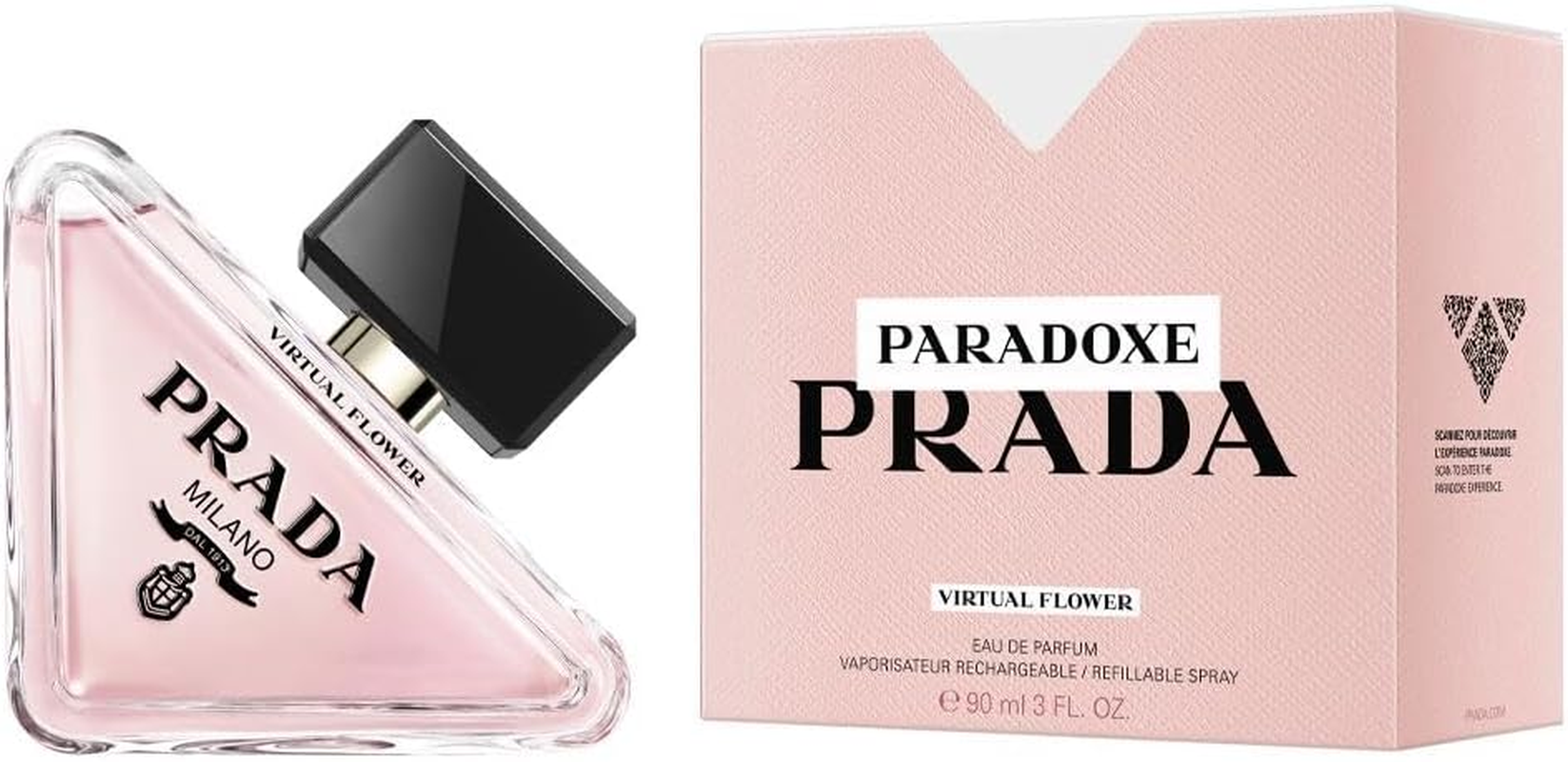 Paradoxe Virtual Flower by Prada for Women - 3 Oz EDP Spray (Refillable) image number 4