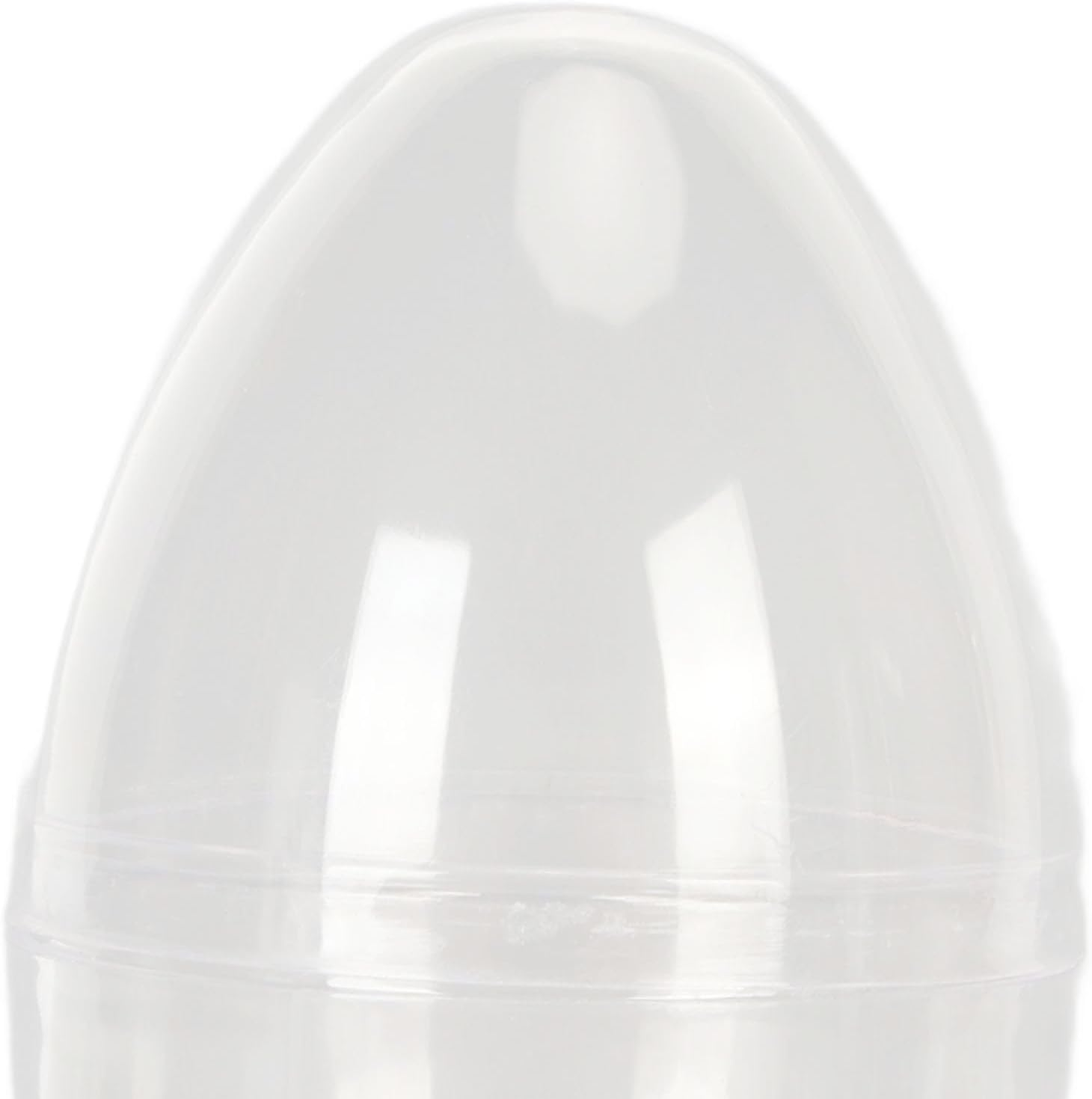 OKJHFD 5Pcs Makeup Sponge Storage Box Case Portable Transparent Egg Shaped Sponge Blender Holder Carring Case Storage Box Clear Hard Container Protector. image number 4