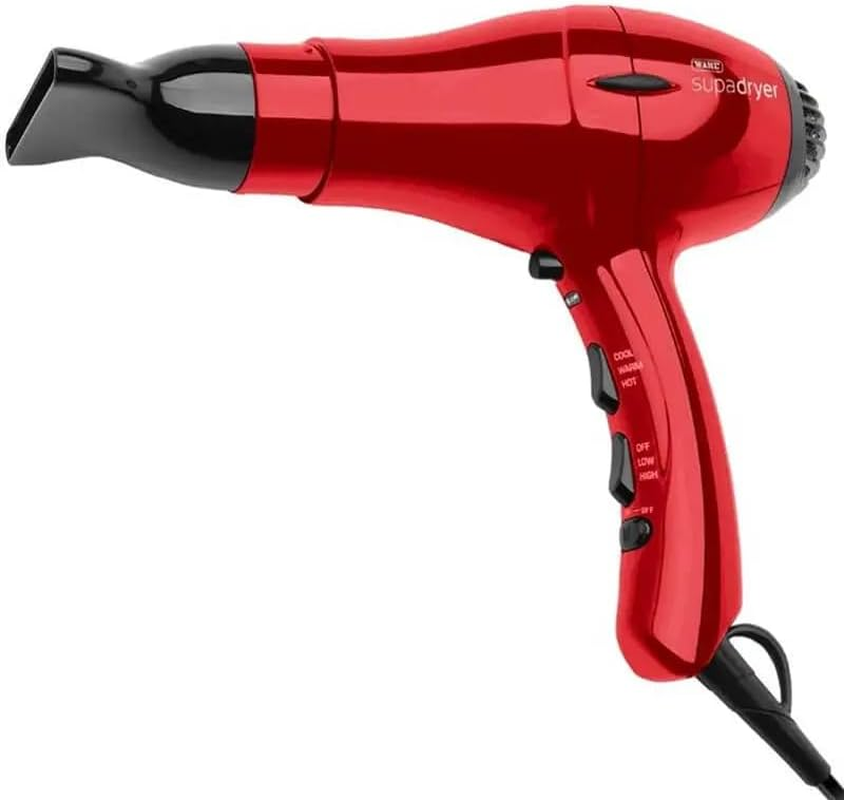 Wahl Supadryer Ionic Hair Dryer, Red