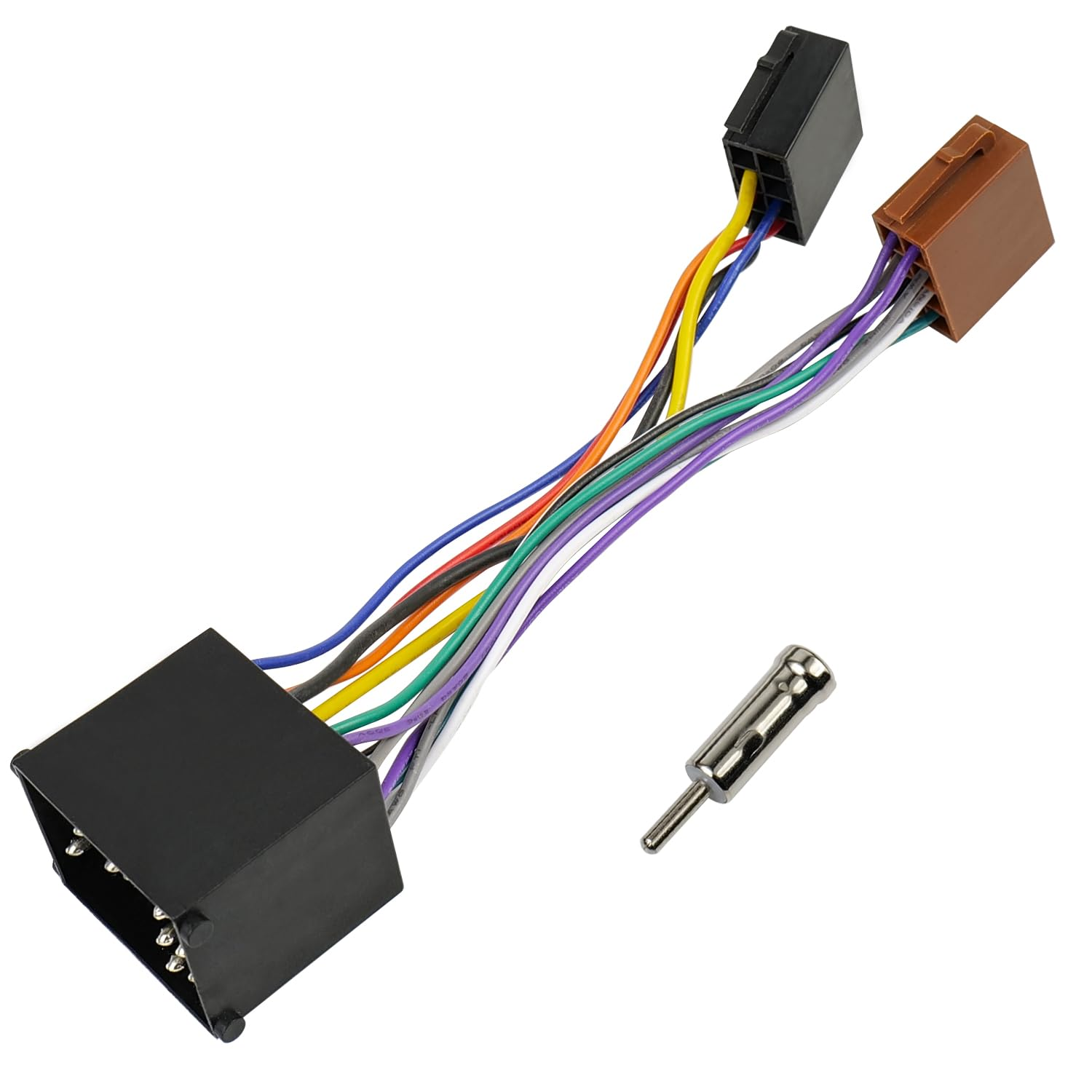 Jayubien Radio Harness for BMW Stereo Wiring Harness Compatible with BMW 3 5 7 E30 E36 E46 E34 E39 Z3 Z8 Car Antenna Wire Adapter