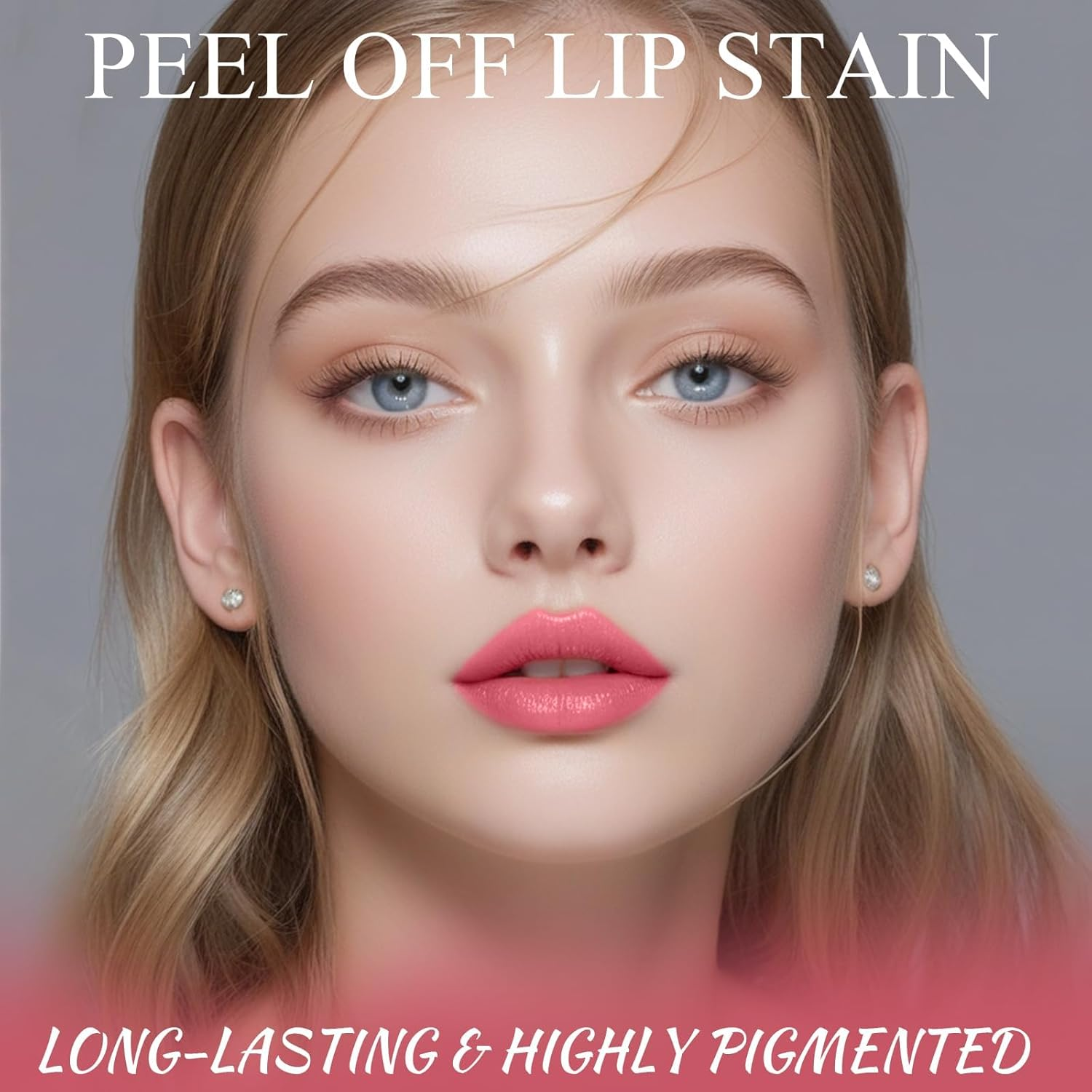 DAGEDA Lip Stain Peel Off, Non-Sticky, Transfer-Proof Tattoo Lip Tint Stain, Waterproof and Long-Lasting Peel off Lip Tint, Lip Gloss Peel off with Matte Finish (05)