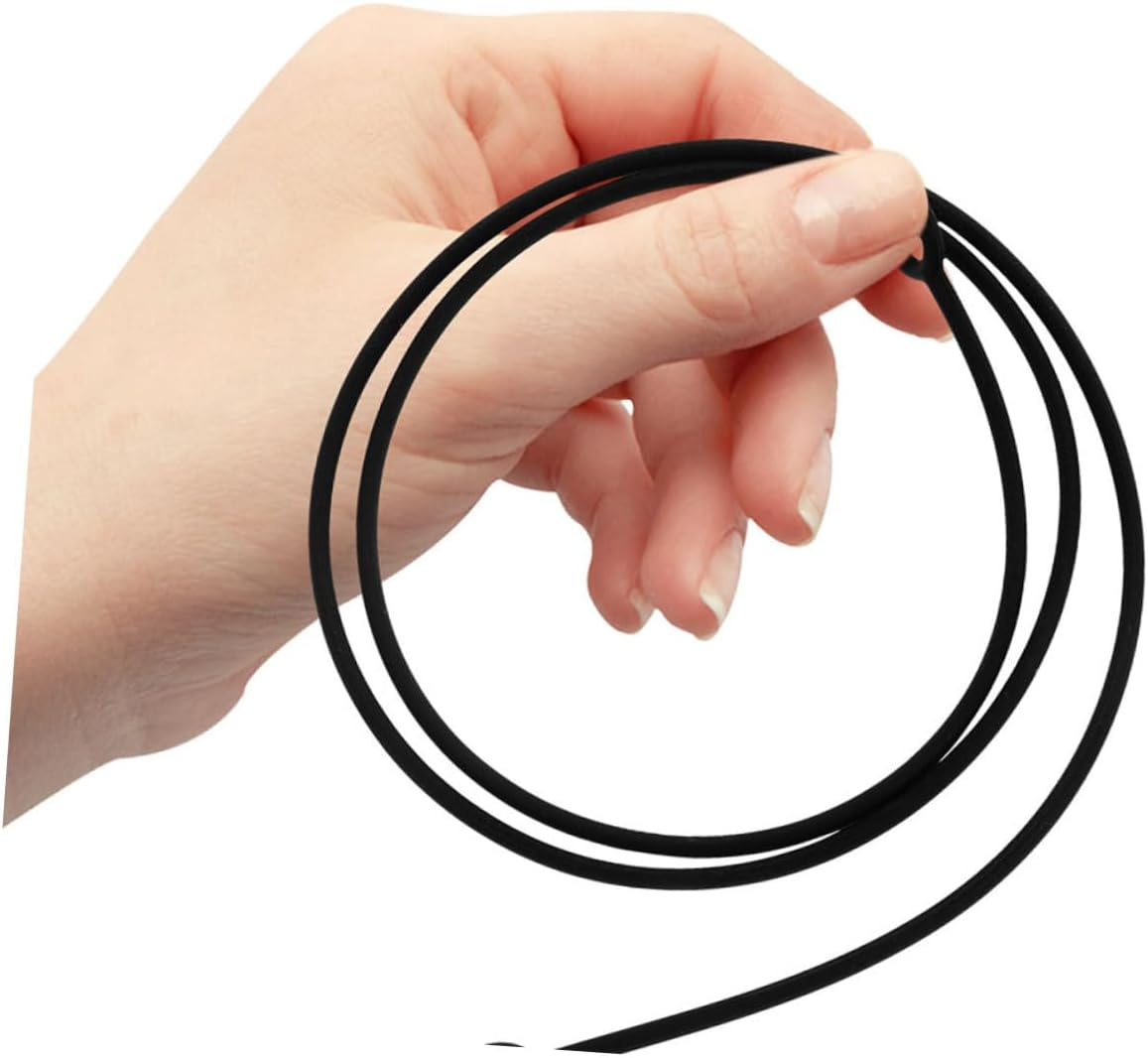 Sewroro Universal Silicone Earbud Strap Ear Plugs Cord Detachable Replacement Earphone Lanyard Lightweight Comfortable for Travel and Daily Use, Black image number 6