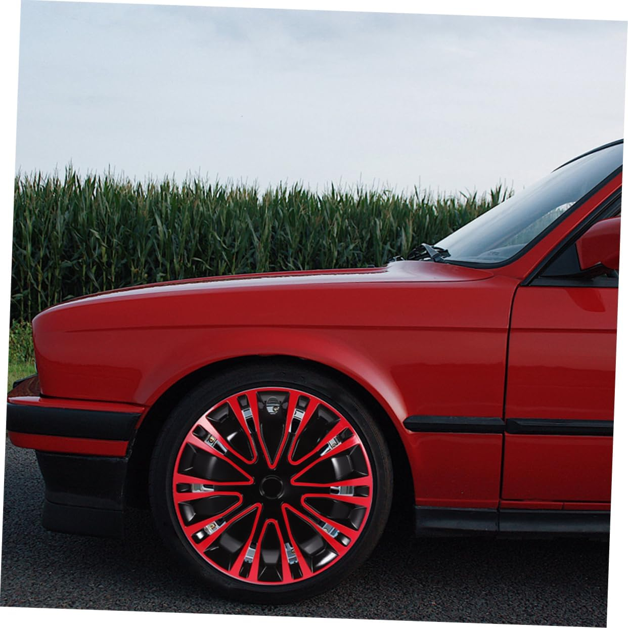 HOLIDYOYO Hubcap Wheel Rim Cover Car Rim Cover Decorative Wheel Cap Easy Install for Vehicle Enhancement image number 1