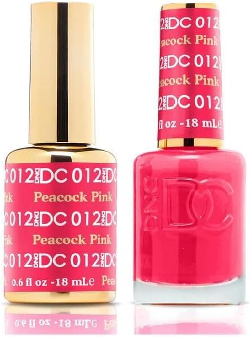 DND 012 Peacock Pink - DC Collection Gel & Lacquer Duo 18Ml
