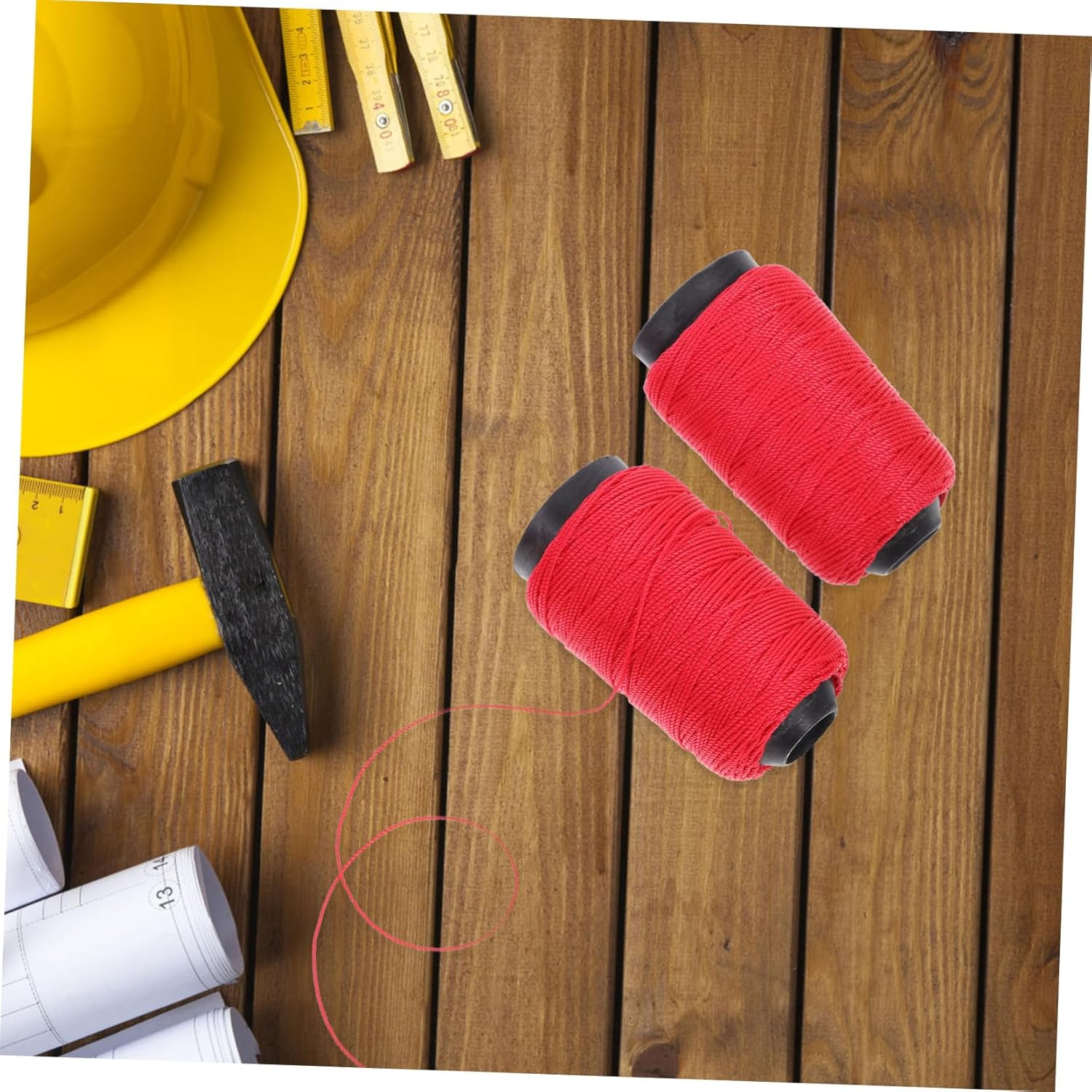 HYTROVE 4Rolls Heavy Duty Nylon Thread for Climbing Plants Outdoor Gardening Construction Crafts