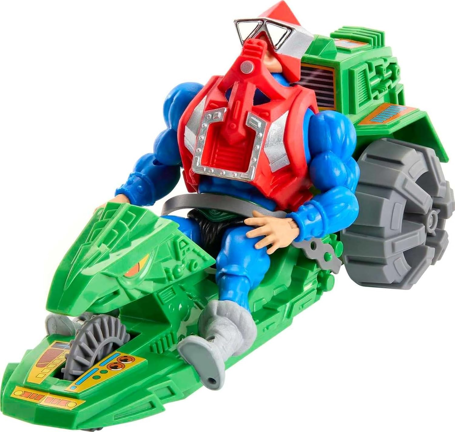 Masters of the Universe Origins Ground Ripper Und Mekaneck - Actionfigur Und Retrofahrzeug Mit Zubeh&ouml;rteilen, F&uuml;r Darstellungen Von Gut Gegen B&ouml;se, F&uuml;r Fans Ab 4 Jahren, HKM62 image number 2