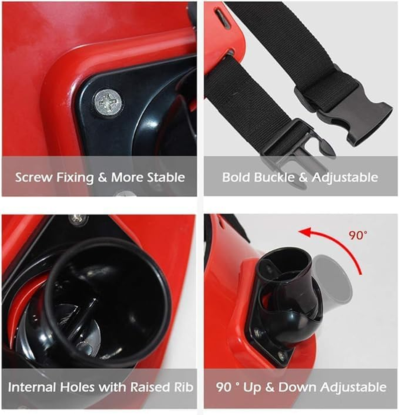 90&deg; Adjustable Fishing Fighting Waist Belt, Fishing Rod Holder, Padded image number 3