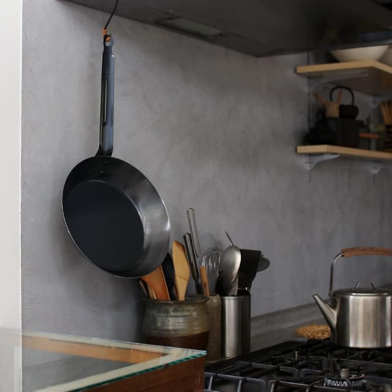 Kobo Aizawa 70374 Iron Frying Pan, Black Pepper, 9.4 Inches (24 Cm) image number 5