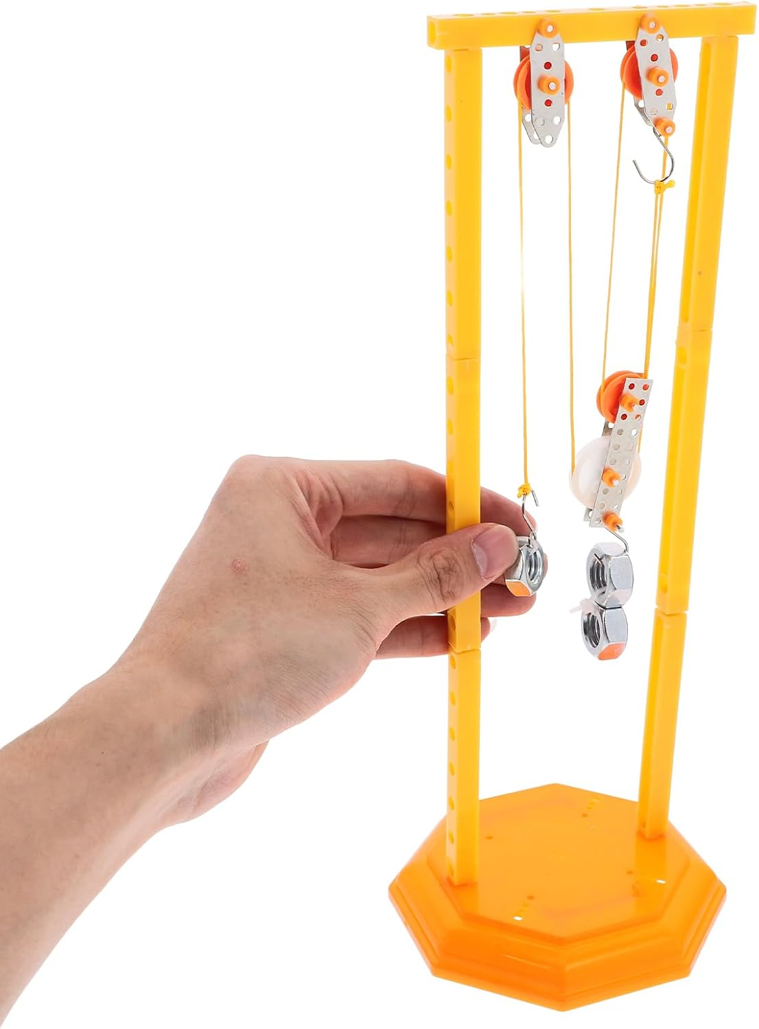 Iplusmile Physics Pulley Experiment Set Toy, Lab Rc Robot Kit Pulley Block Kits DIY Combiaction Educational Science Stem Pulley Kit System image number 4
