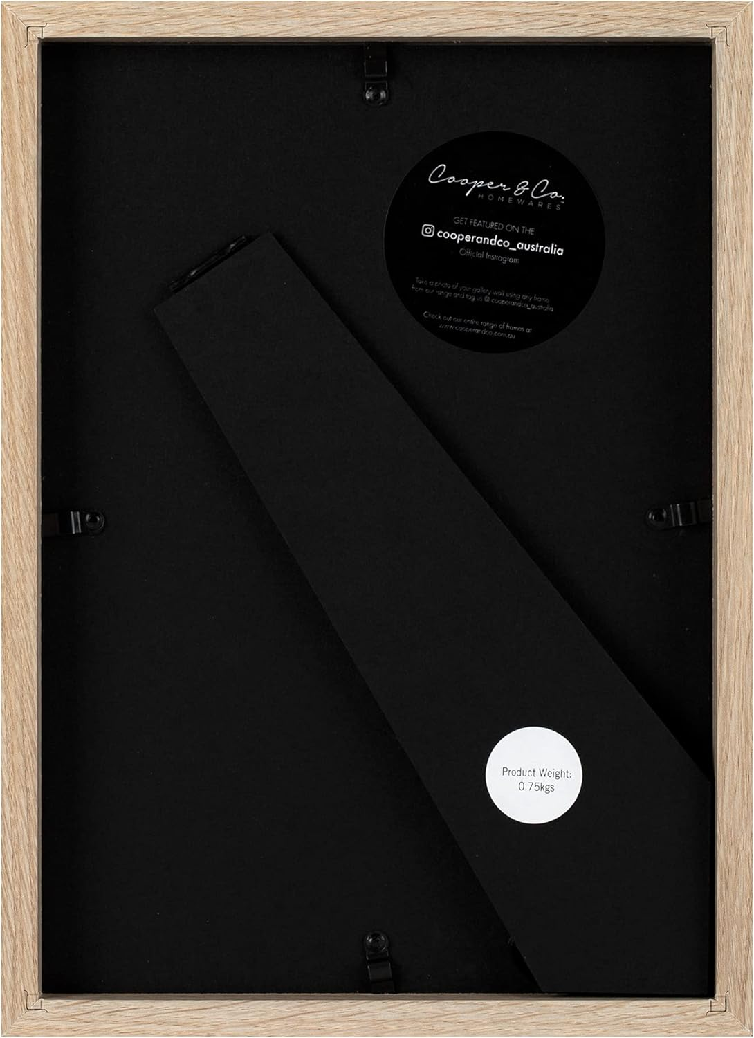 Cooper & Co Set of 2 21X29.7Cm Oak Premium Paradise Wooden Photo Frame image number 6