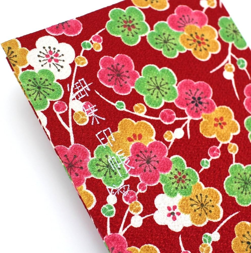 Tokonuts THO-01 B Goshuin Book, Bellows Type, Plum Red - Hemp image number 4