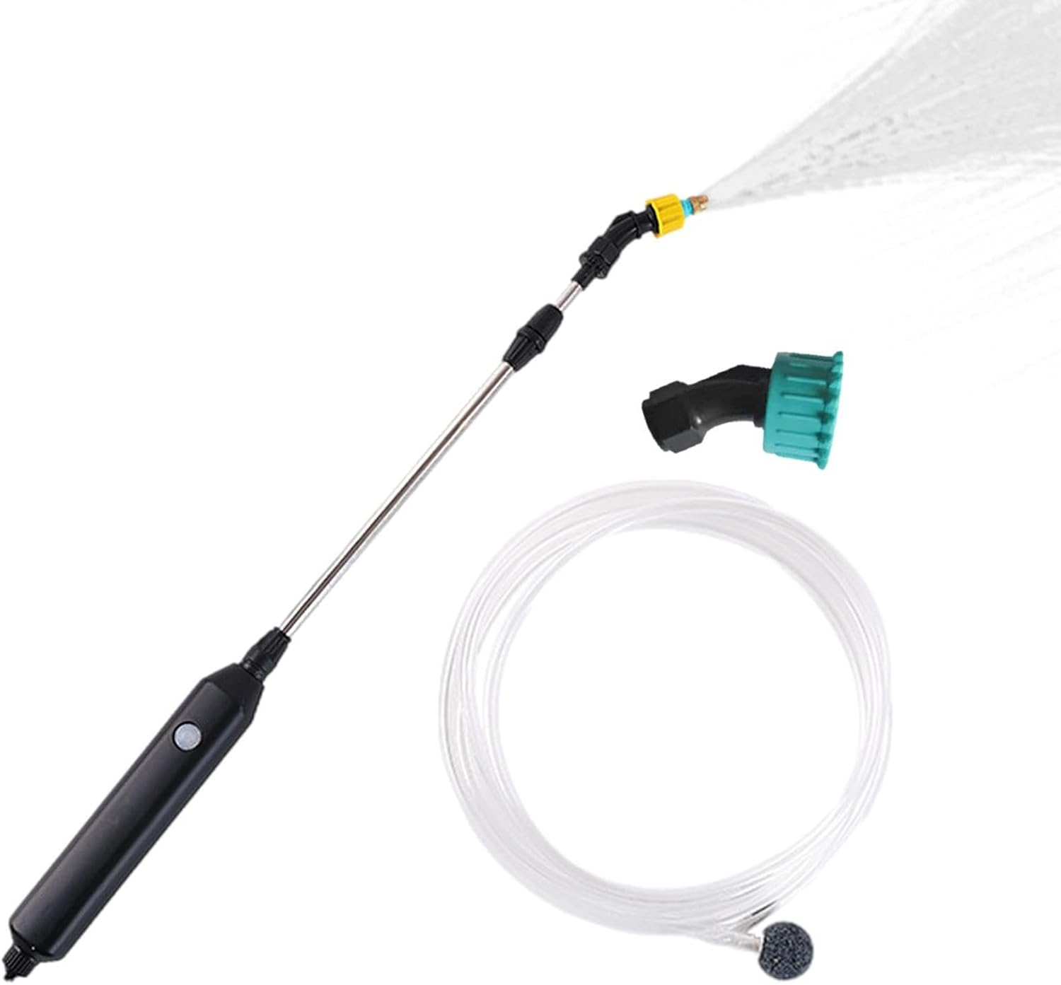 Electric Sprayer - USB Charging Garden Spray Snoot, Copper Nozzle Water Jets Tool | High Pressure Battery Powered Hose for Outdoor Plant Care, Lawn Watering, Rechargeable Compact Gardening Equipment