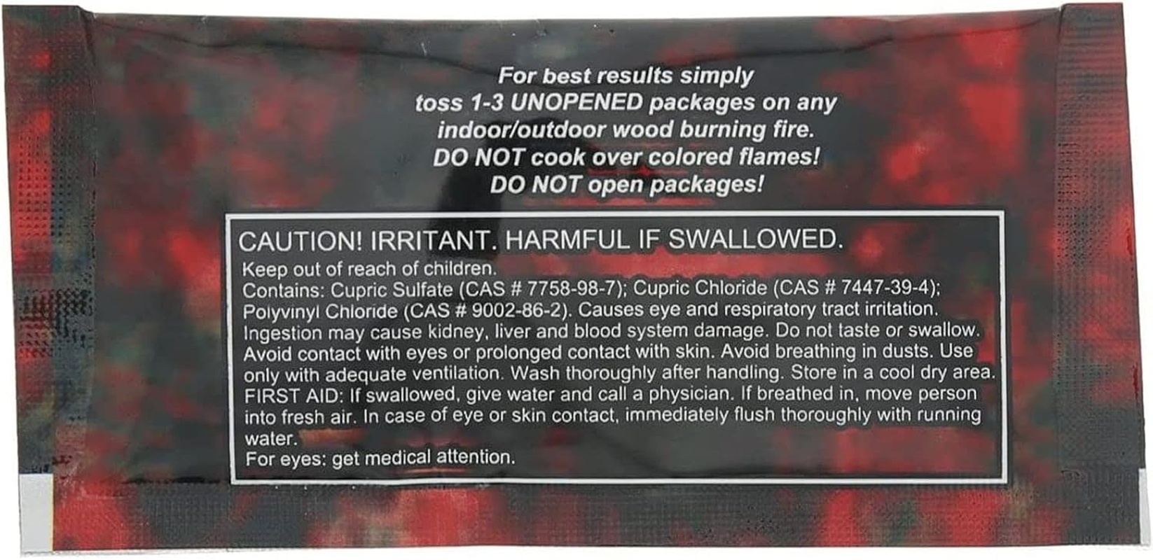 Mystical Fire Extreme Color Changing Flames for Wood Burning Fire Pits, Campfires (24 Packets)