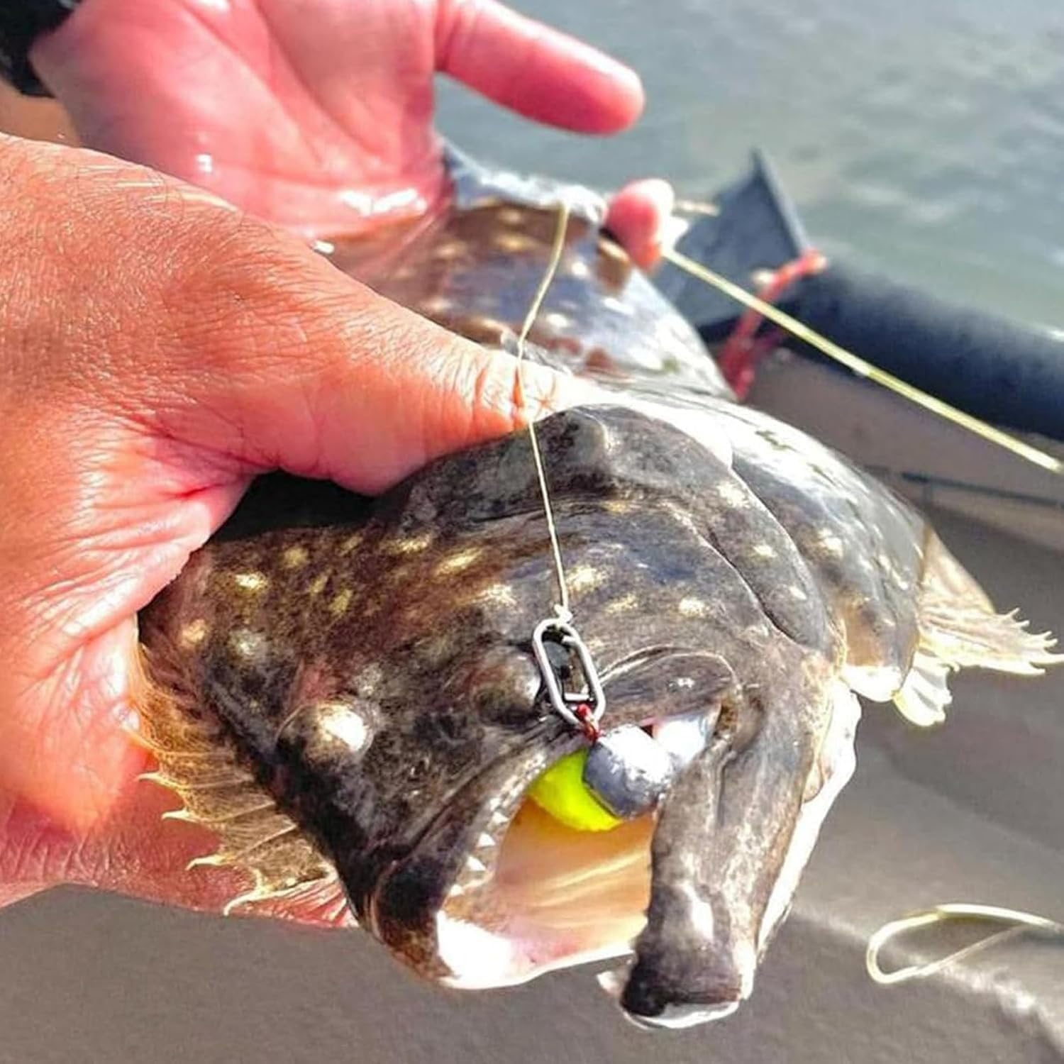 Songholee Fishing Line Snaps, Wanfoou 60Pcs Fishing Power Clips,Power Fishing Clips Snaps Quick Change, Stainless Steel Swivels Clips Quick Change Lure Connector for Fishing Enthusiast image number 4