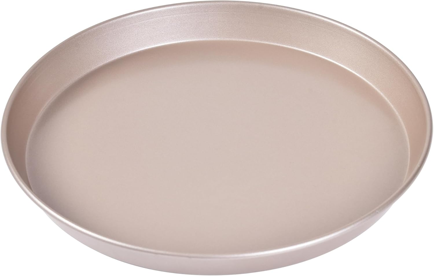 Bakeley Pizza Pan Pizza Tray 11-Inch Non-Stick round Pizza Baking Sheet Oven Tray Pancake Bakeware for Oven Baking (Champagne Gold) image number 3