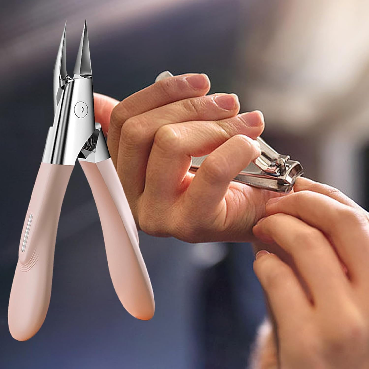 Ingrown Nail Clippers - Seniors Toenail Cutter,Portable Ergonomic Ingrown Nail Clippers for Salon Pedicure Manicure Home Women Men Kids image number 1