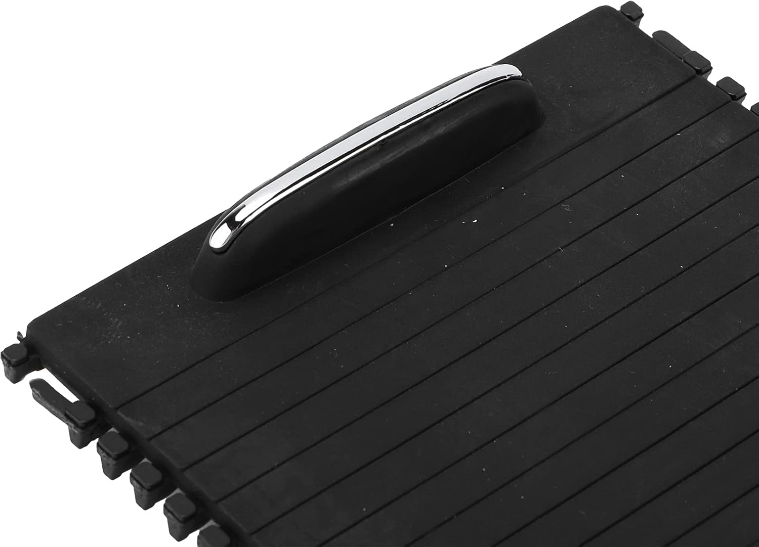 W204 W212 Centre Console Cup Holder Cover, Slide Roller Design, Black - Beige image number 5