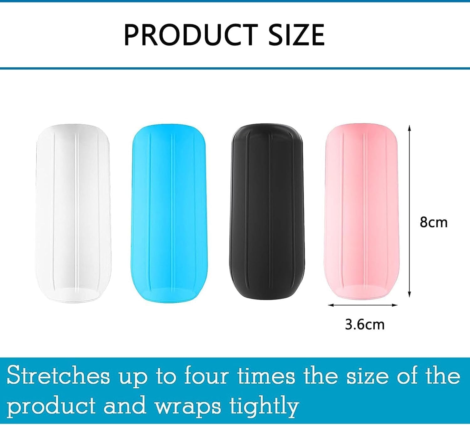 Elastic Sleeves Bottle Covers Silicone Bottle Covers for Travel,12Pcs Silicone Elastic Sleeves for Leak Proofing,Leak Proof Sleeves Silicone Elastic Sleeves Leak Proof Sleeves for Travel Bottle,Type A image number 3