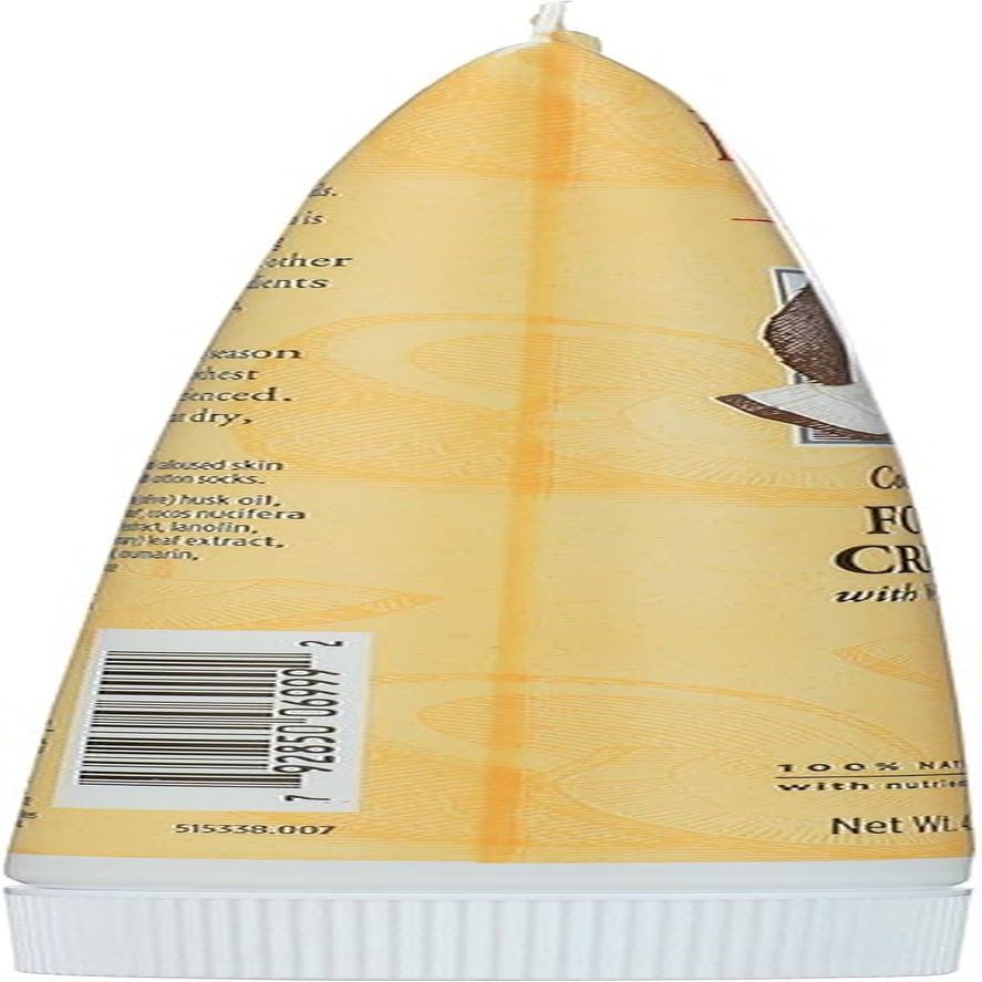 Burts Bees Coconut Foot Creme for Unisex 4.3 Oz Cream image number 5