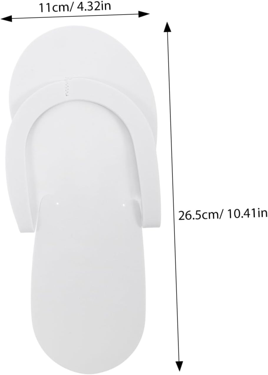 Anneome Disposable EVA Shower Slippers Bulk for Women Men Quick Dry Foldable Travel Sandals Portable Nail Salon Spa Hotel Slides - Assorted Color image number 2