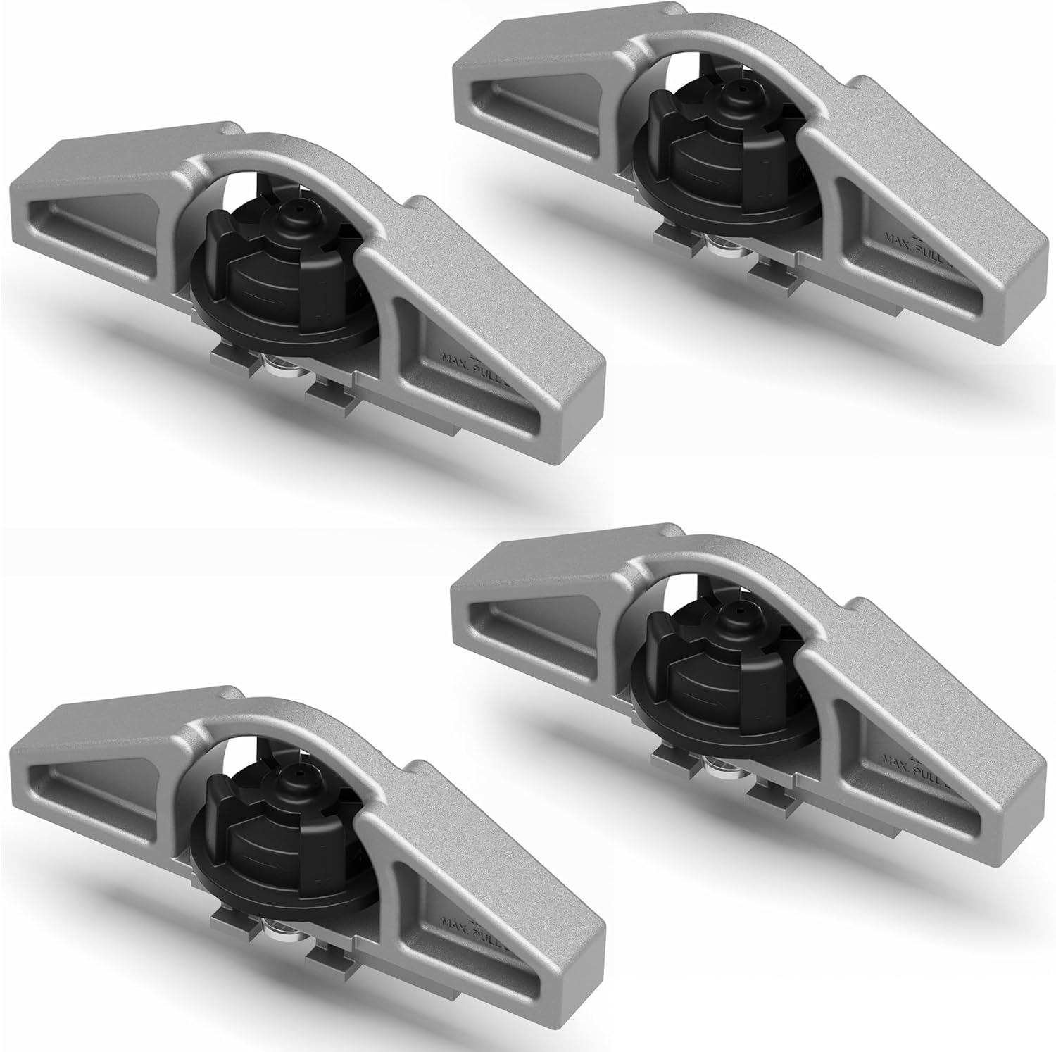 POFENZE Tie down Anchors Compatible with 2005-2024 Toyota Tacoma & Tundra (4Pcs) - Metal Bed Cleat Truck Bed Rail System Accessories, Cargo Tie-Down Striker(Part PT278-35160)