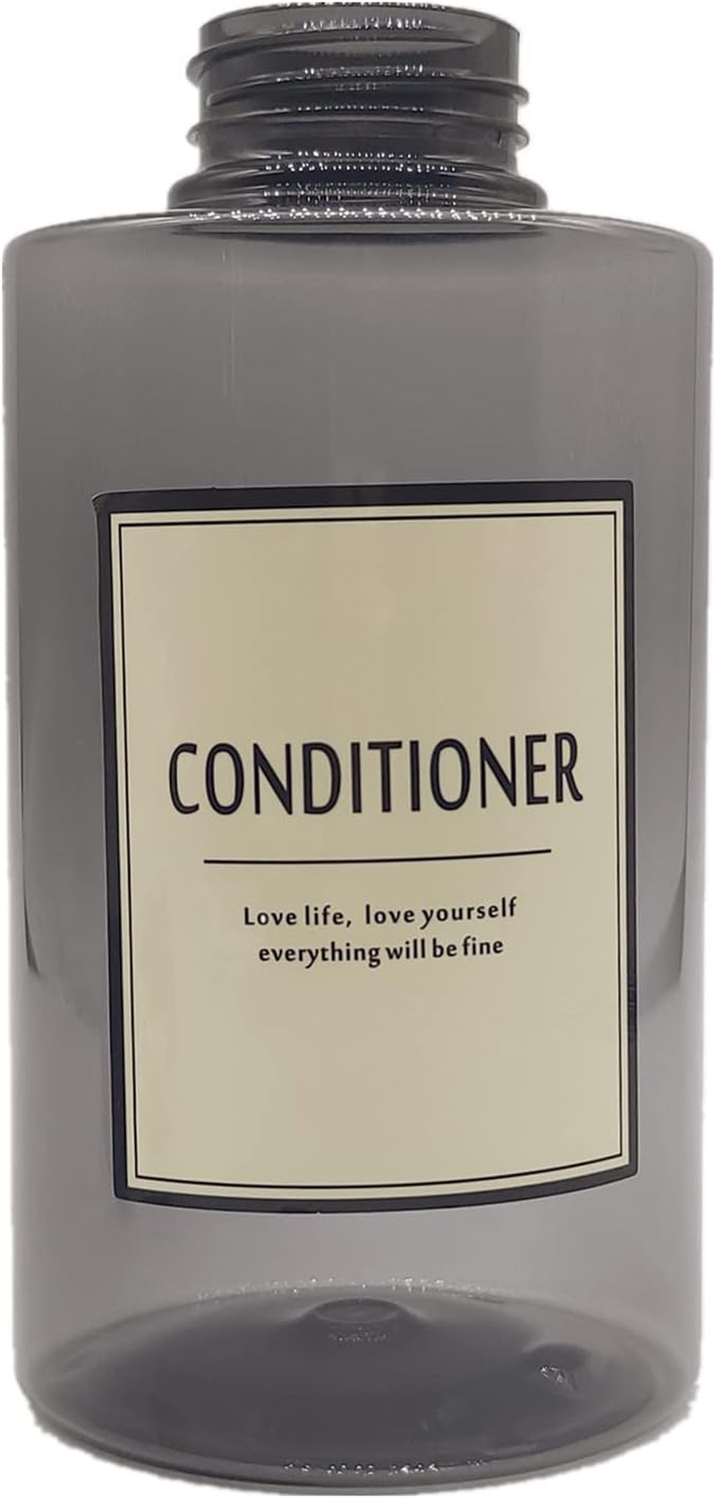 Pimyrcyi 300Ml Travel Shampoo Bottles Refillable,Empty Pump Plastic Dispensers 10 Oz Shower Containers for Shampoo Conditioner Body Wash (Transparent Black,1 Set) - 1,Black,Blue,Green,Transparent image number 5