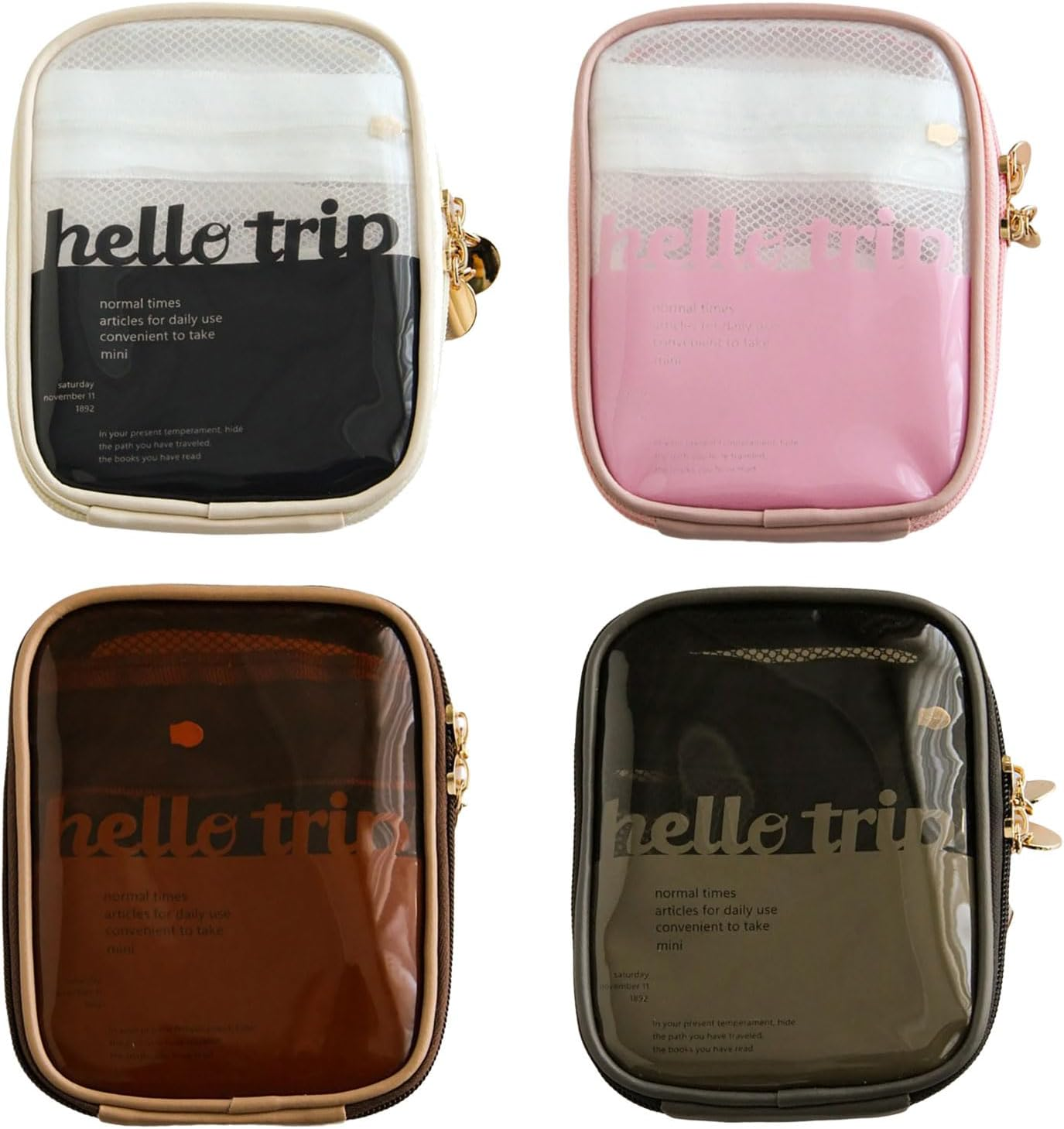 Travel Toiletry Set with Clear Designs and Multi Layered Compartments for Efficient Packing and Storage, B image number 5