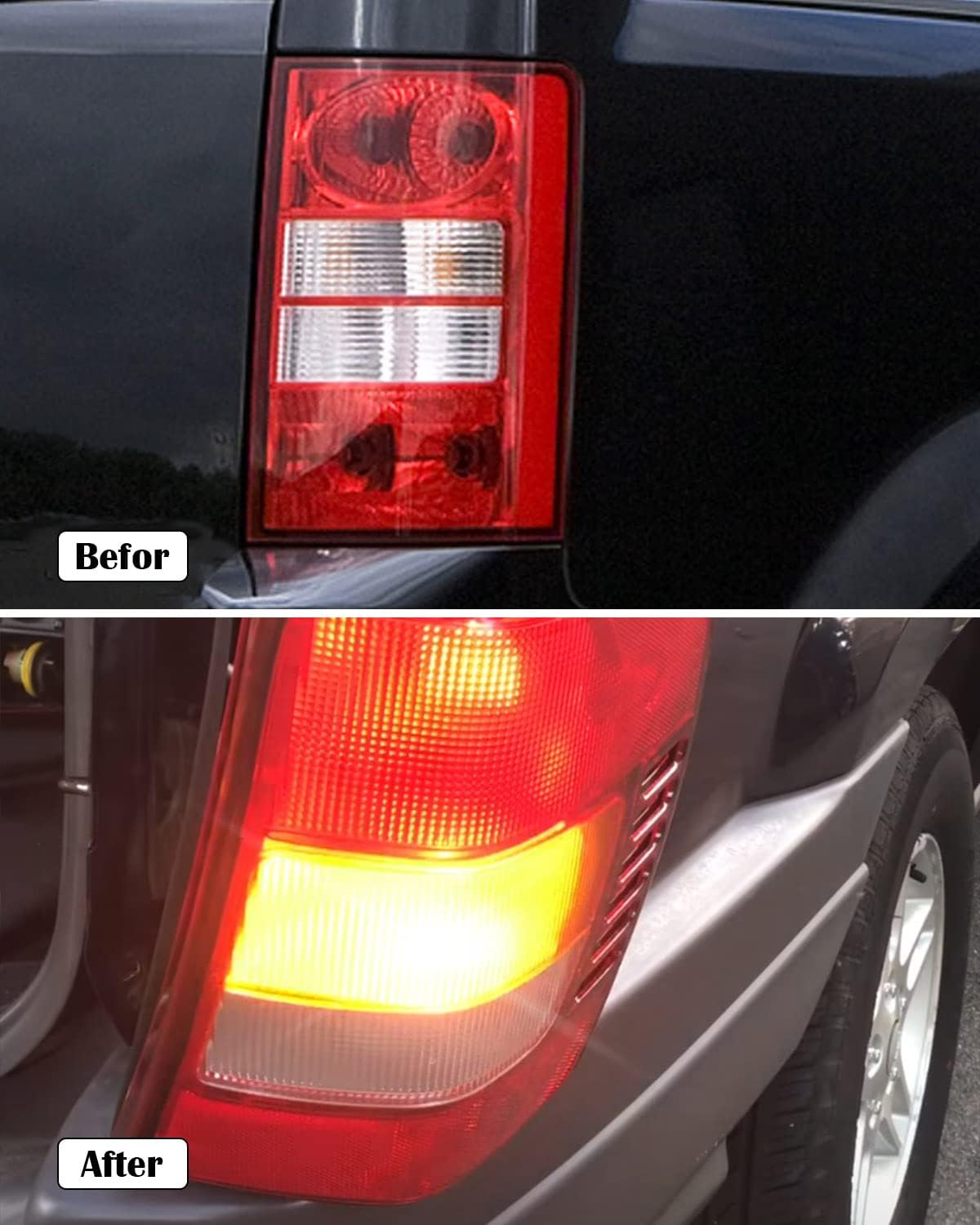 GUZIKO Tail Light Socket Fit for Dodge Grand Caravan Jeep Grand Cherokee Chrysler Town & Country Plymouth Grand Voyager Replace 4676589 923-034, 3 Pack Rear Tail Light Bulb Socket image number 5