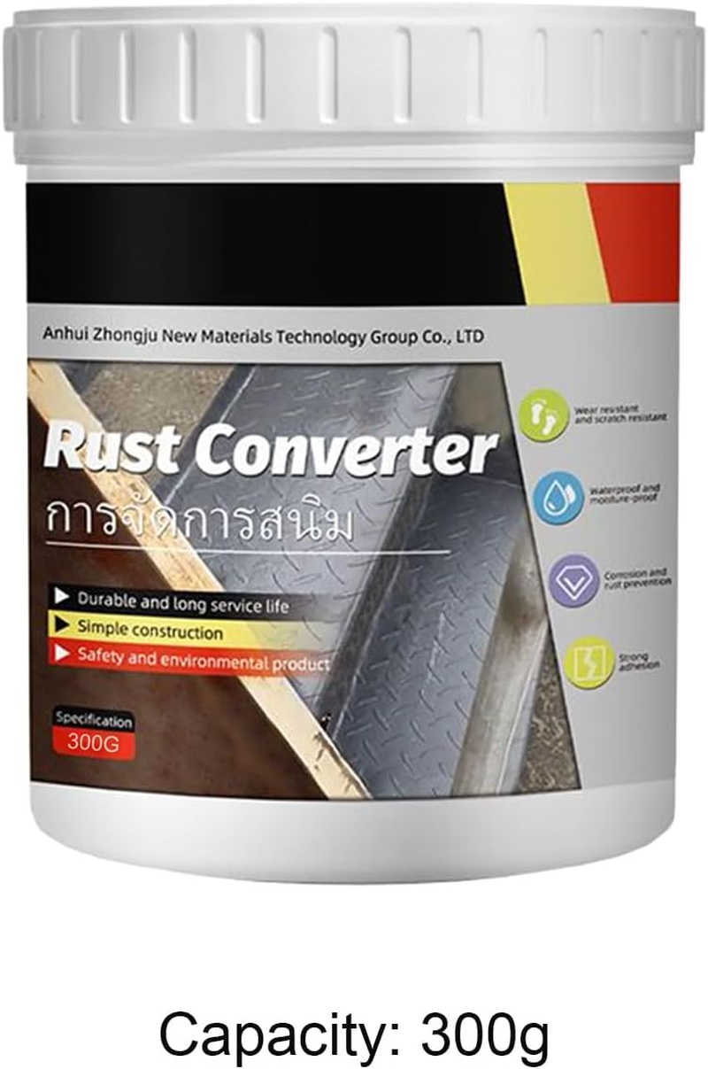 Rust Conversion Paint,300G Rust Converter Automotive - Protective Primer Dissolver Long-Lasting Coating for Automotive Truck Boat Trailer Chassis Bolts Grills Vehicles - Blue image number 4