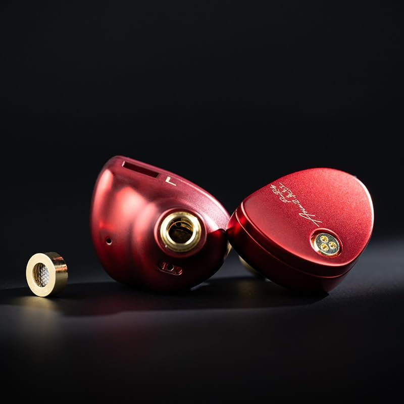 Moondrop ARIA 2 RED In-Ear Headphone with 0.78 2 Pin Cable Replaceable Plugs 3.5/4.4Mm Earphone image number 3