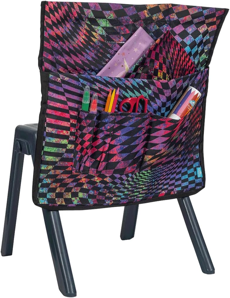 Chair Bag Organiser - Cyber Pop Australian Designed Chair Bag Organiser by Spencil Australia image number 3