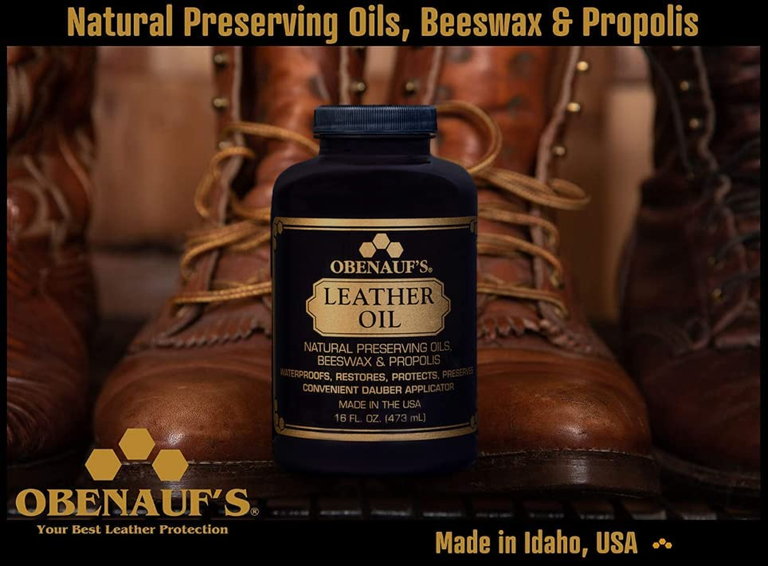 Obenauf'S Leather Oil 16Oz. - Restores Dry Leather - Made in the US image number 1