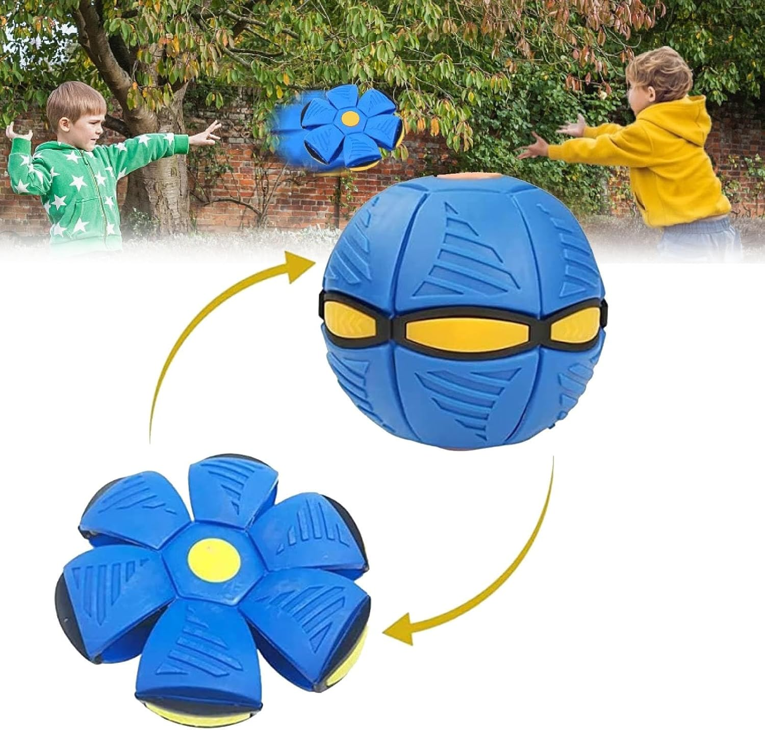 Kiuiom Flying Saucer Ball, Flying Saucer Ball for Dogs, Interactive Dog Toy, Frisbee, Pet Toy, Frisbee Ball, Dog Toy Ball, Frisbee Ball, Flying Saucer Ball image number 6