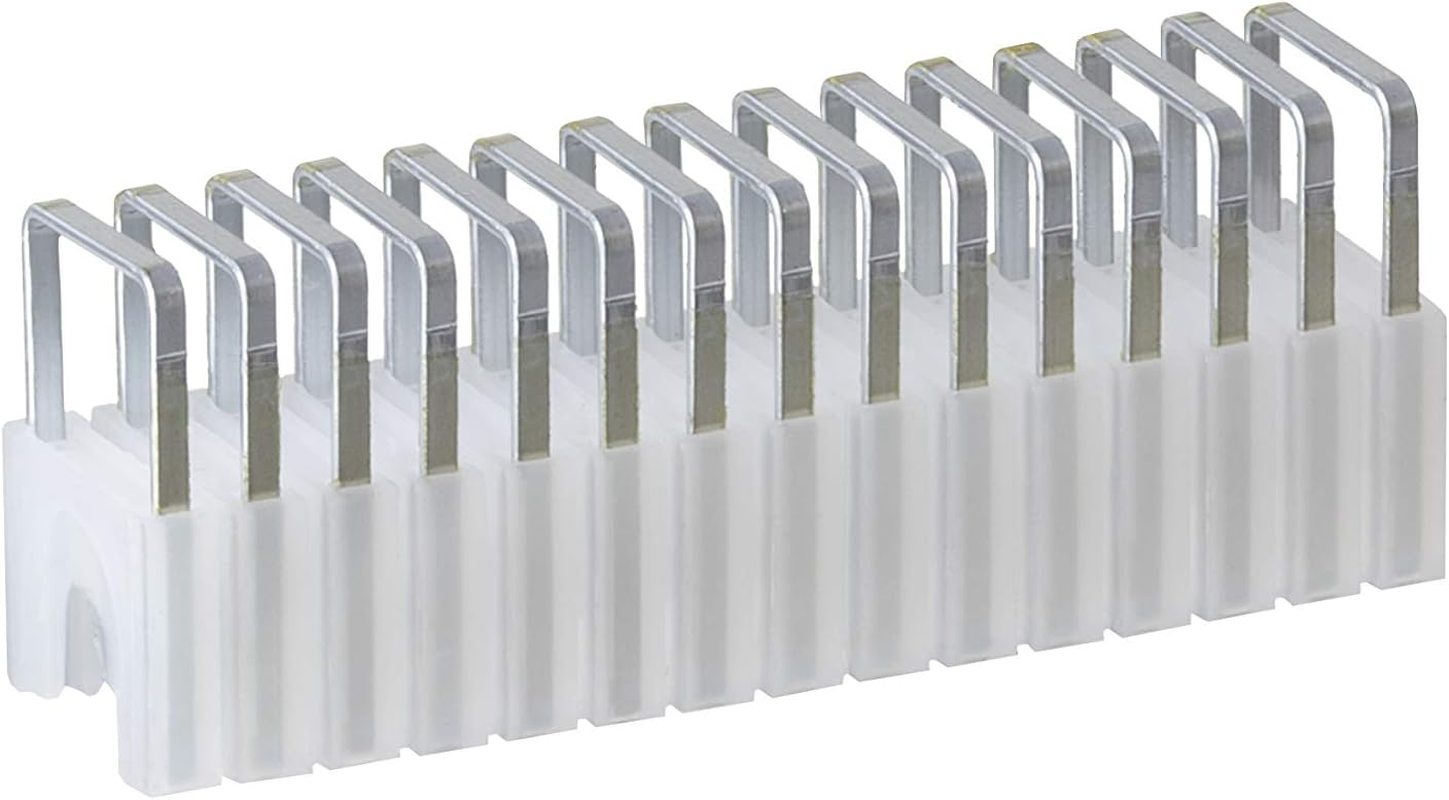 Arrow T59 Insulated Staples 300 Pack, (6 Mm) 1/4-Inch Leg Length, Clear