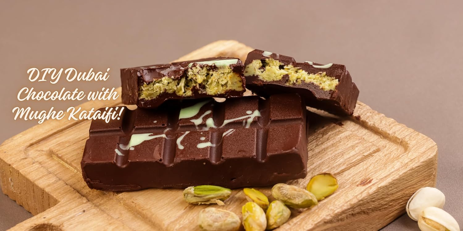 Mughe Gourmet - Premium Dried & Chopped Kataifi Dough - Kurutulmuş Kadayif Hamuru - Baklava, Kunafa & Dubai Pistachio Chocolate Bar Ingredient 400G image number 3