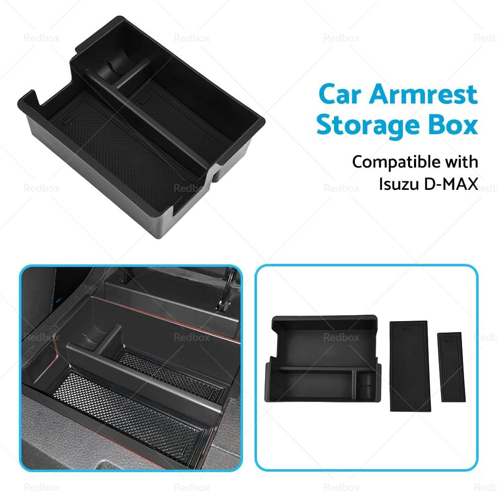 MAX COOL Car Center Console Organizer Tray Suitable for Isuzu D-MAX 2021-2023 Interior Accessories Armrest Storage Box image number 5