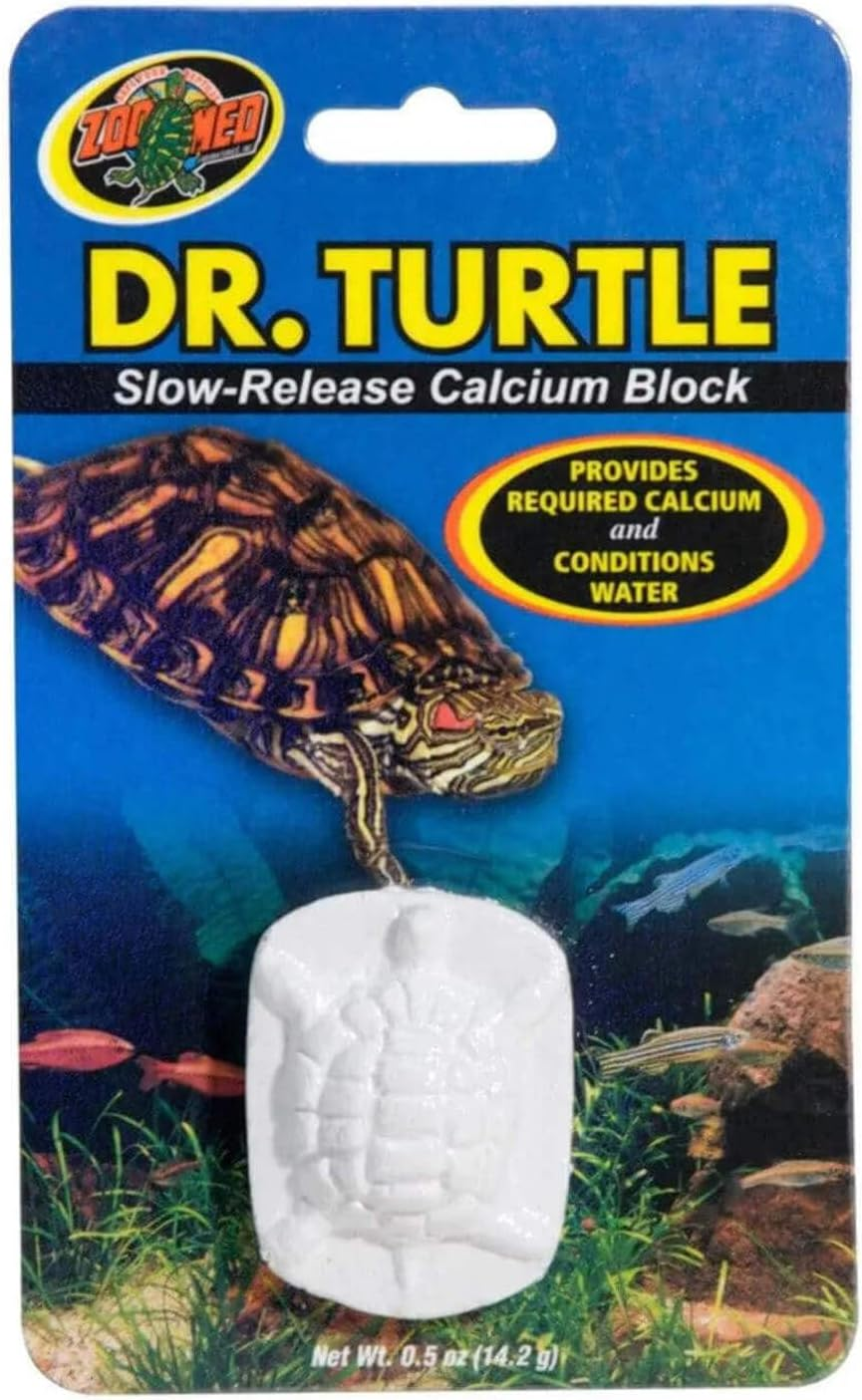 Zoo Med Laboratories Szmmd11 Dr. Turtle Slow-Release Calcium Block, Net Wt .5 Oz