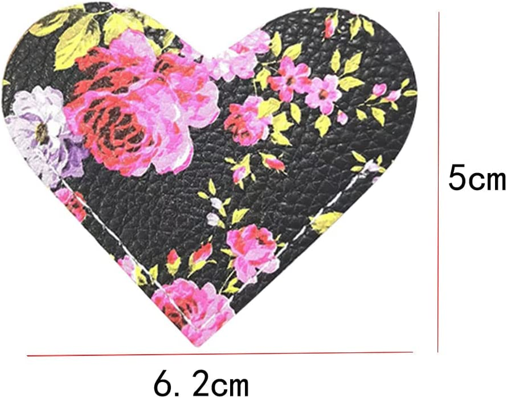 Handmade Leather Heart Bookmark - Cute Reading Accessory (5 Colors) image number 2