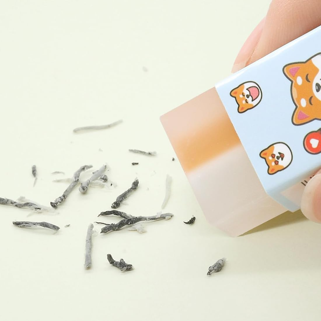 Cute Erasers for Pencils Bulk Pet Eraser Fun Animal Pencil Erasers Jelly Drawing Writing Eraser for School Supplies Prize Gifts Party 6 Pack image number 3