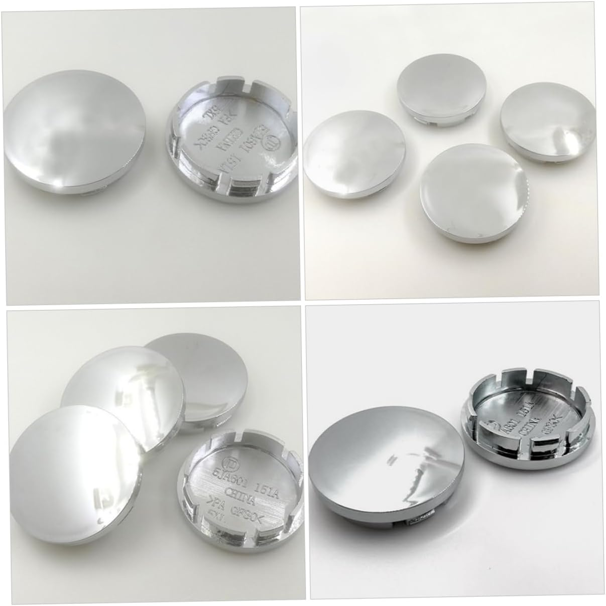 Mobestech 4Pcs Car Wheel Hub Caps Automotive Tire Hub Covers Easy Installation Center Caps for Stylish Car Accessories image number 4