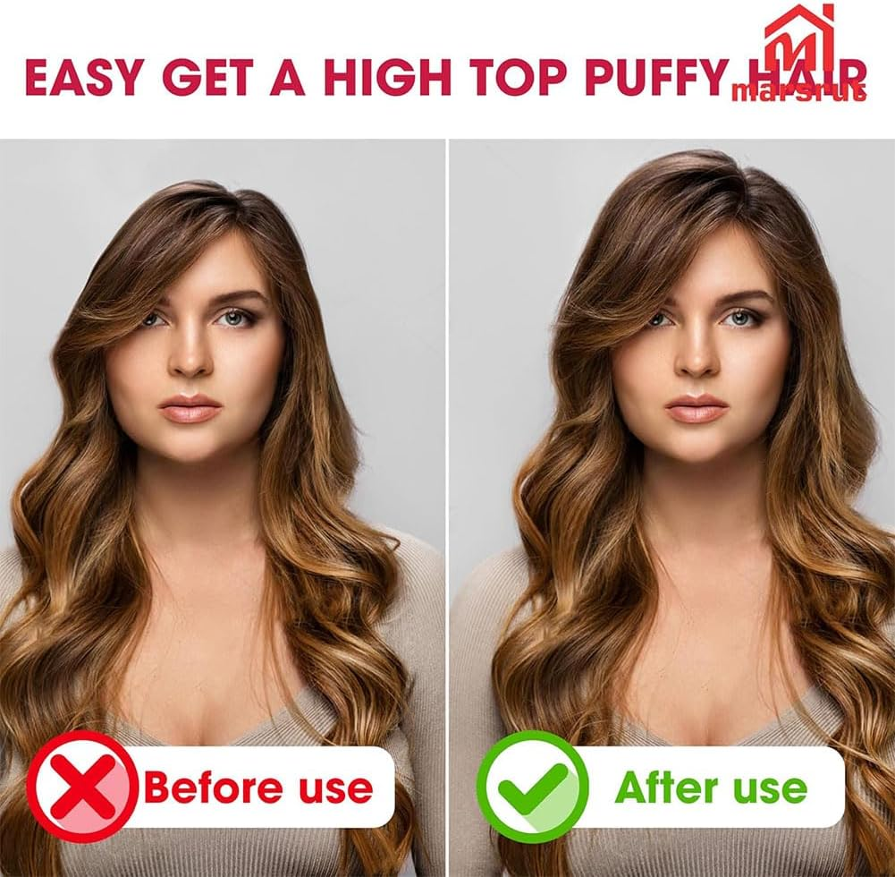 Aufondof 2 Pack Hair Volume Clip, Hair Root Lifter Clips Comb No Trace Volume Tools Styling Curly Fluffy Comb for Lazy Women Girls image number 4