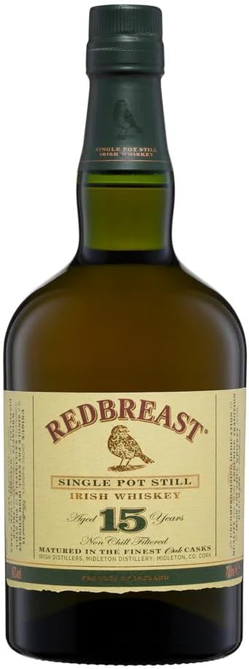 Redbreast 15 Year Old Single Pot Still Irish Whiskey 700Ml