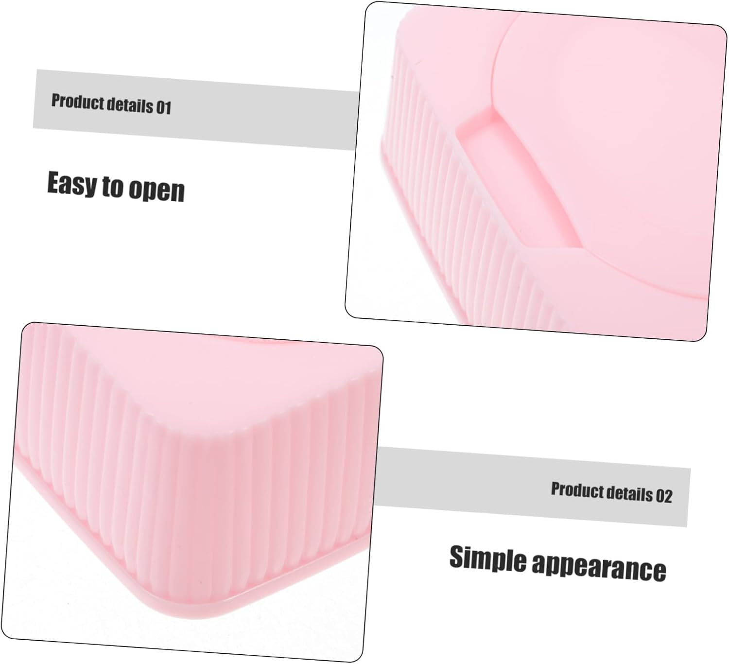 Wet Wipes Storage Box Pink Wipes Holder for Home Nursery Dustproof Portable for Travel