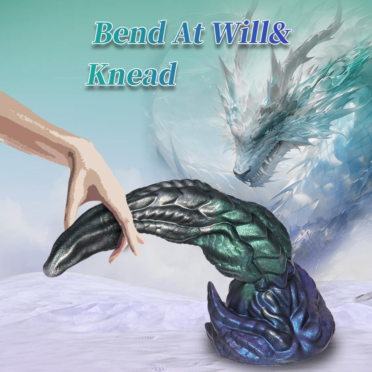 Knot Monster Dildo Sex Toys, Big Fantasy Knot Dildos with Suction Cup, Huge Anal Dildo Silicone Butt Plug, Thick Realistic Dildos Adult Sex Toys & Games for Women Men Gay image number 6