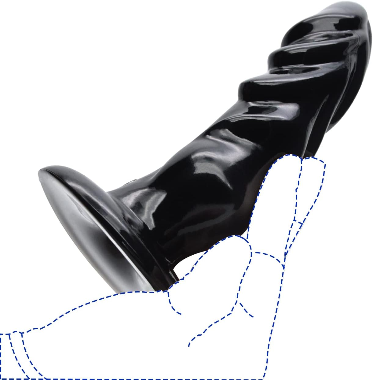 FAAK Volador Realistic Curved Dildo with Basic Strap-On Harness,G Spot Orgasm Dildo Kit,Prostate Stimulation Anal Sex Toy Set,7'' Insertable Dildo for Couples Game and Solo image number 1