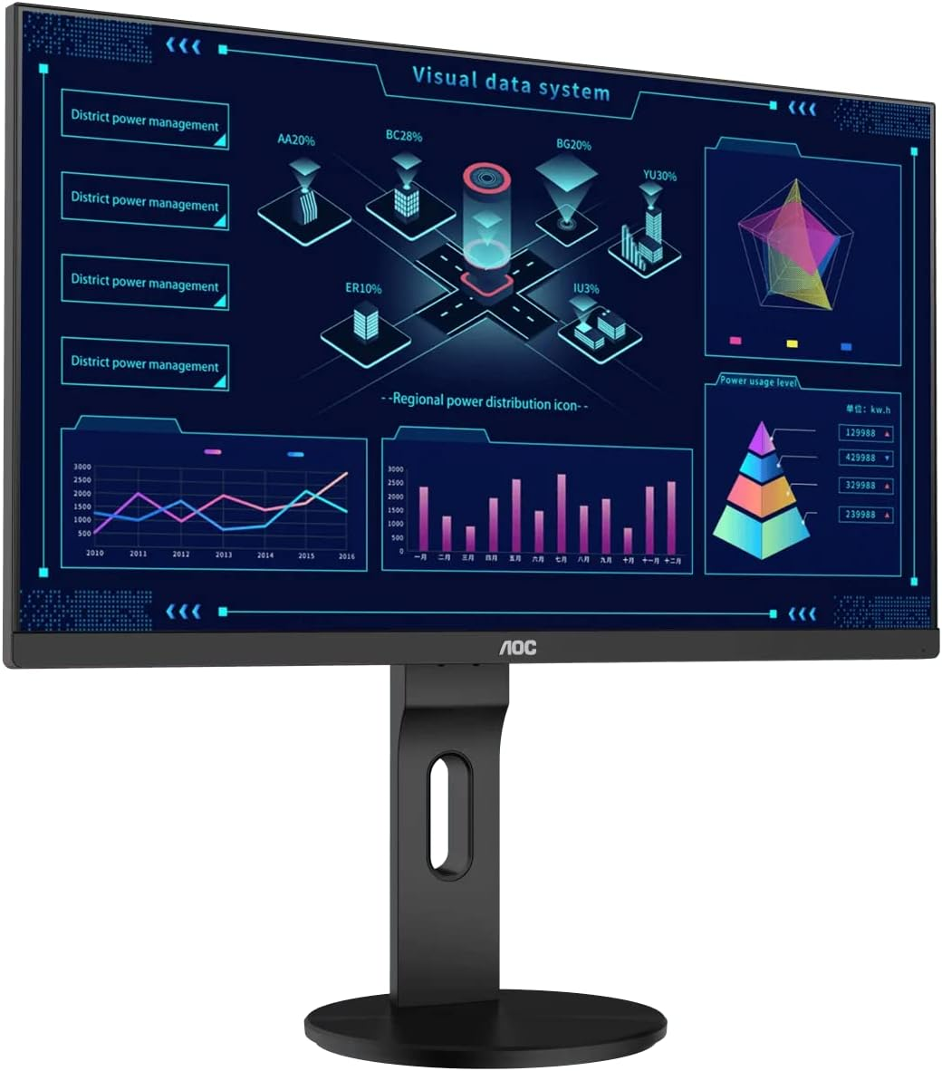 Aoc Q2790PQ 27 Inches 2560 X 1440 IPS Business Monitor